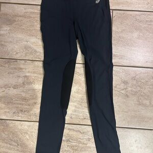 Black Riding Tights- half seat